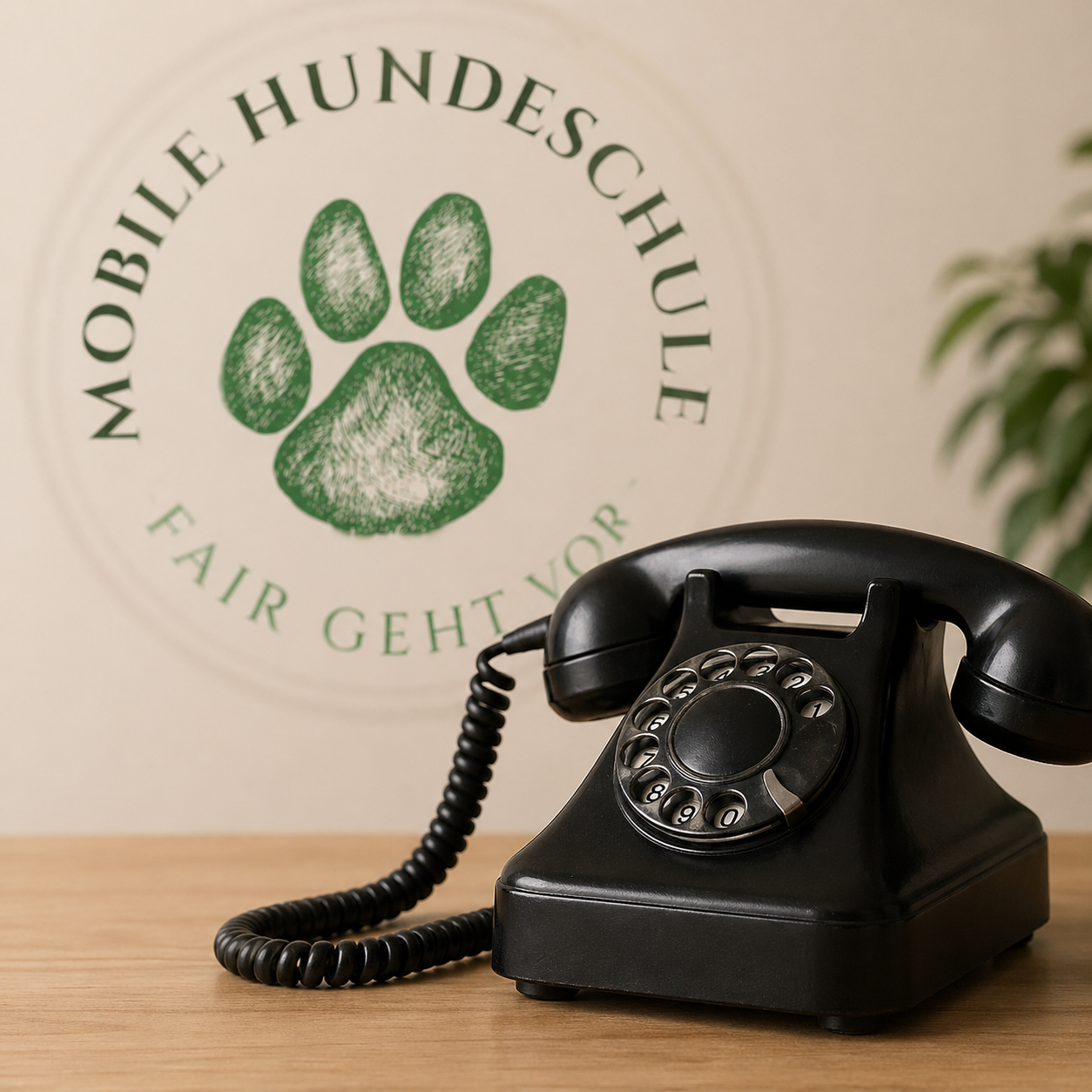 Telefon mit Logo