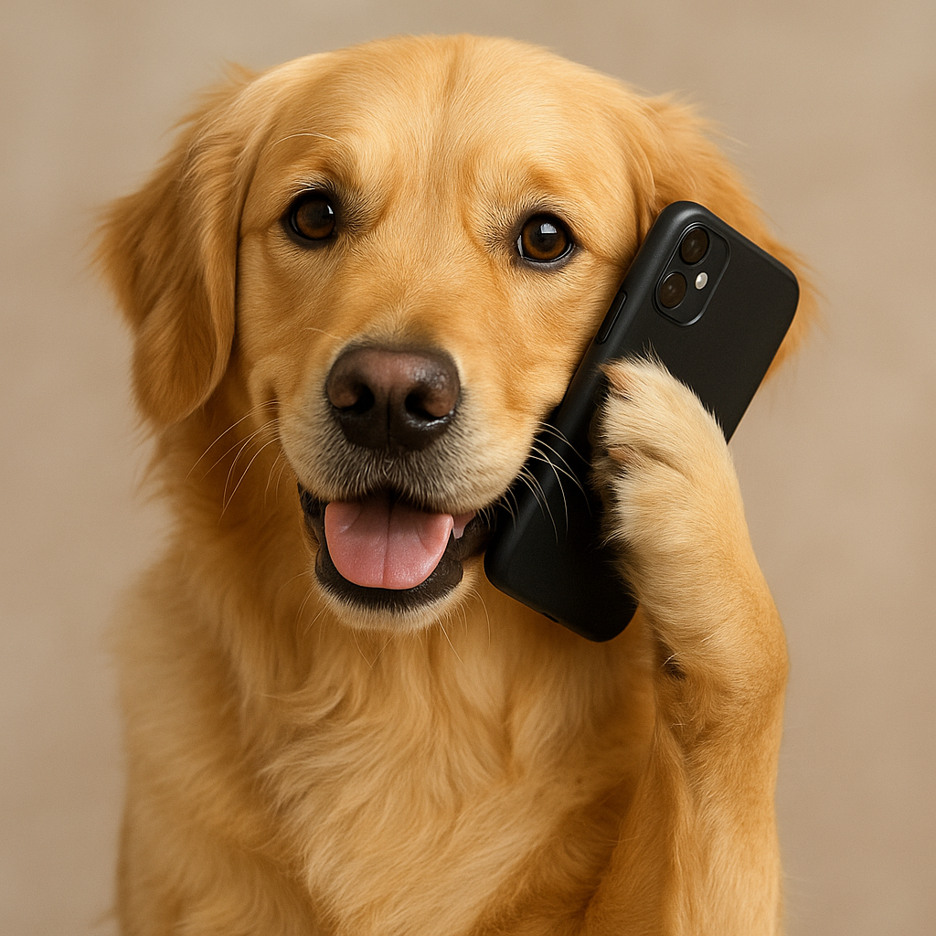 Hunde mit Handy