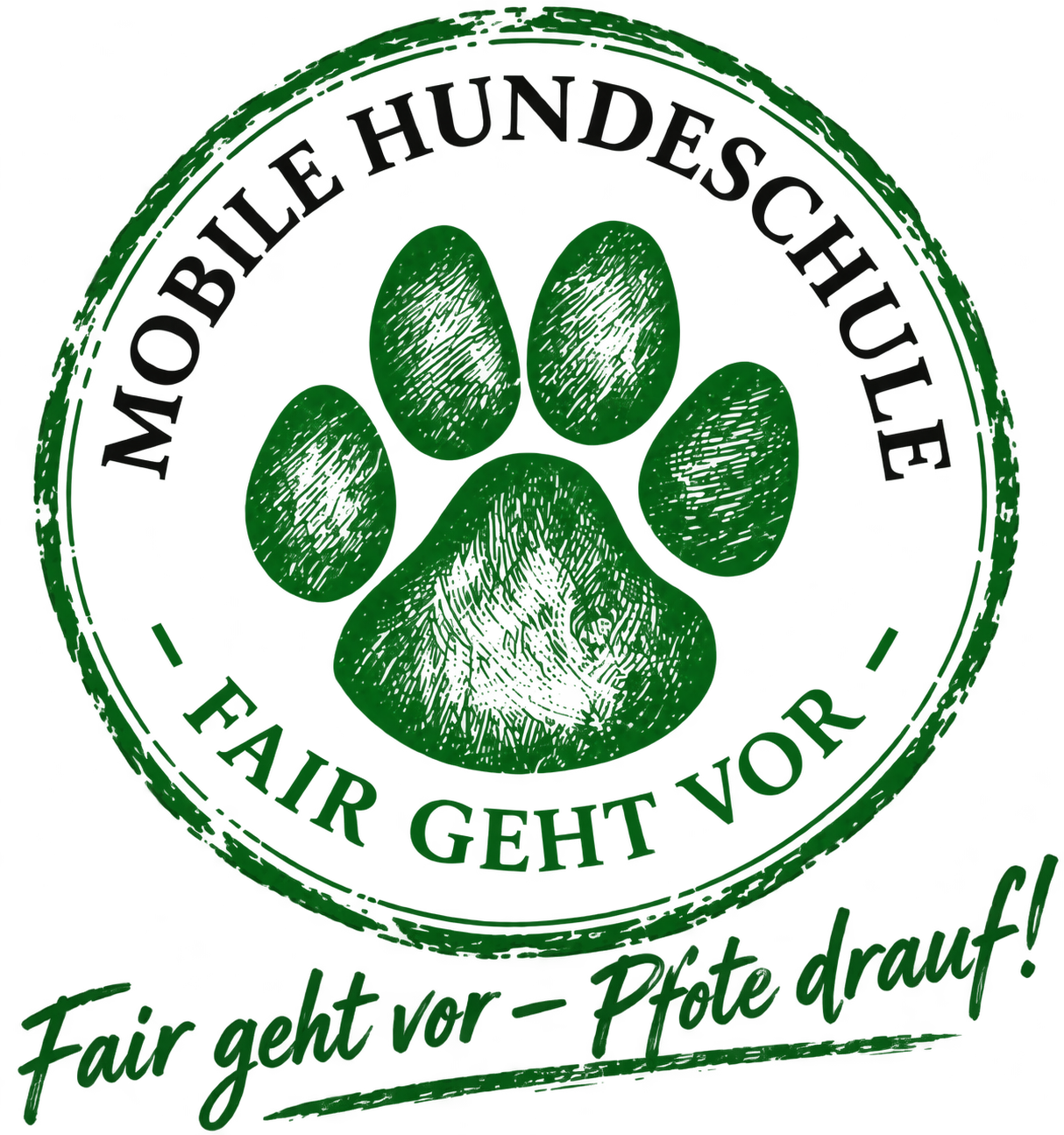 Logo Mobile Hundeschule – Fair geht vor