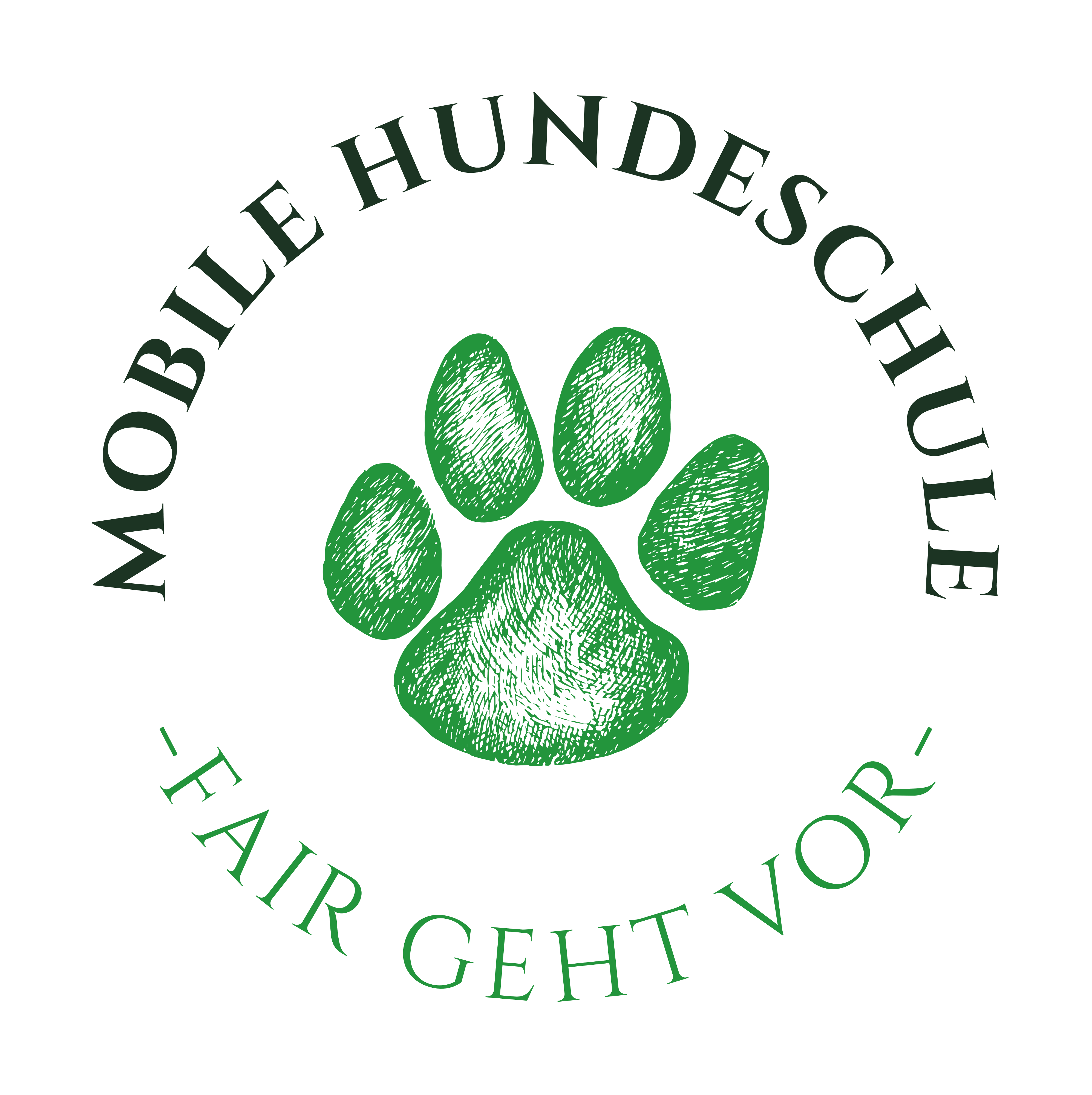 Logo Mobile Hundeschule – Fair geht vor
